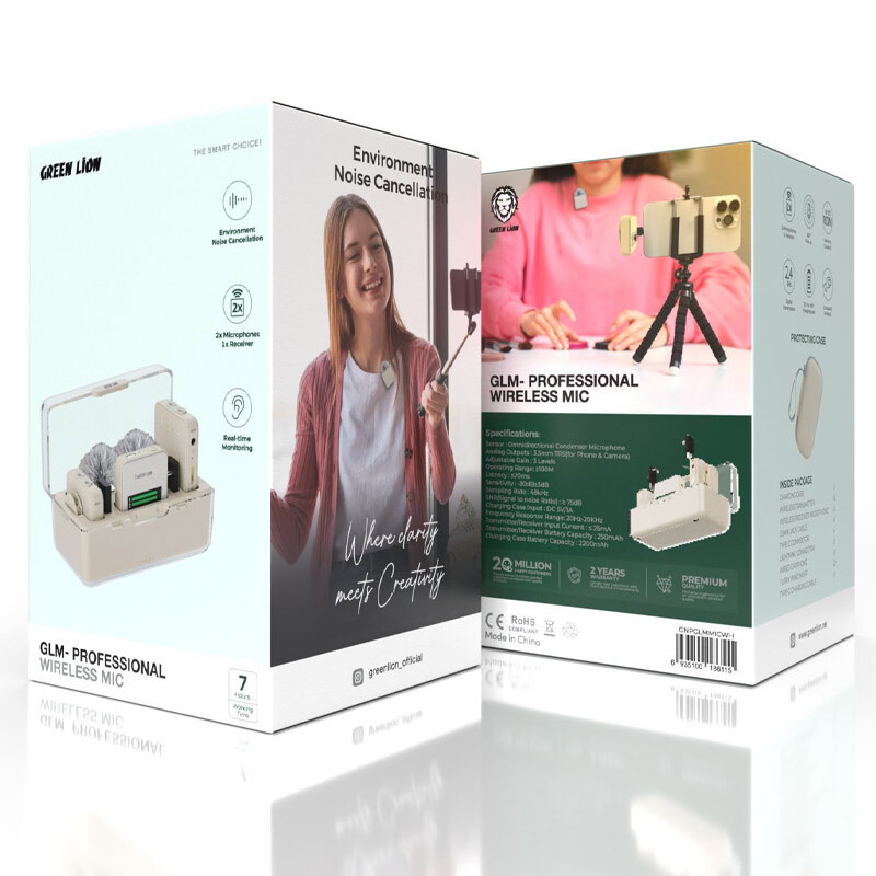 میکروفون یقه ای بی سیم Green Lion GLM-Professional