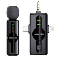 میکروفون یقه ای بی سیم Green Lion GM-79X