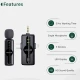 میکروفون یقه ای بی سیم Green Lion GM-79X