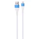 کابل میکرو یو اس بی فست شارژ 5 آمپر ام ان اس M018A طول 1.1 متر