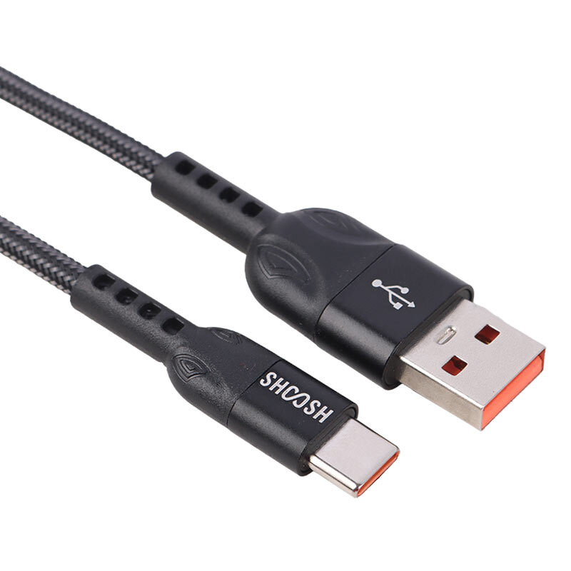 کابل تایپ سی فست شارژ 5 آمپر شوش SH116C طول 1.1 متر