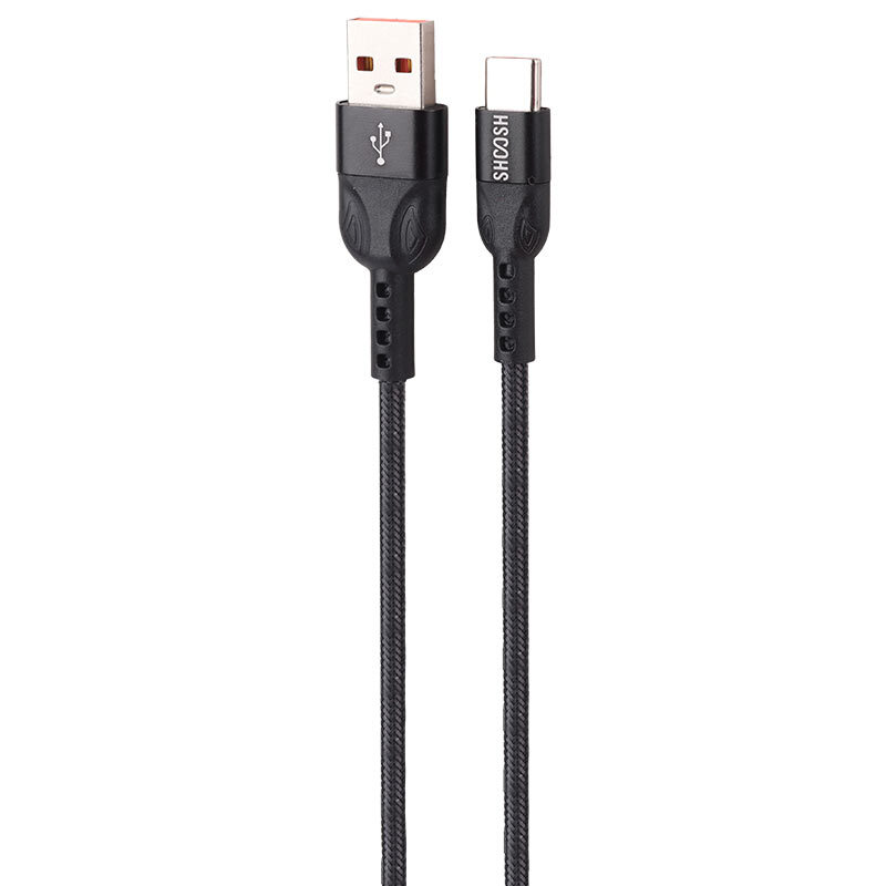 کابل تایپ سی فست شارژ 5 آمپر شوش SH116C طول 1.1 متر