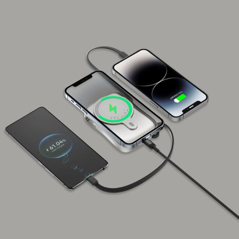 پاور بانک بی سیم فست شارژ گرین لاین MagPulse GL-PX18 PD 30W ظرفیت 10000 میلی آمپر ساعت