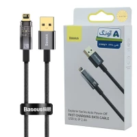 کابل لایتنینگ فست شارژ 2.4 آمپر باسئوس Explorer Series CATS0005 طول 2 متر