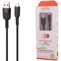 کابل میکرو یو اس بی فست شارژ 2.4 آمپر چرلو CH-V806 طول 1.1 متر