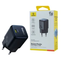 شارژر دیواری 45 وات باسئوس CCGAN45CE QC3.0 PD 3A