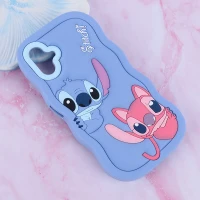 قاب سیلیکونی سامسونگ Galaxy A06 عروسکی برجسته طرح Stitch