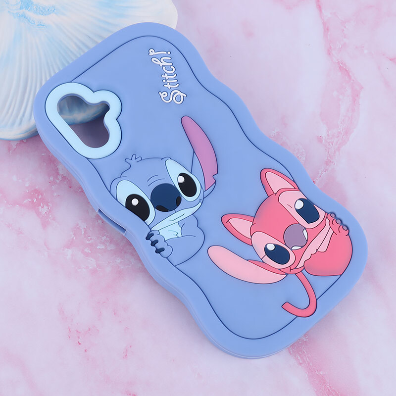 قاب سیلیکونی سامسونگ Galaxy A06 عروسکی برجسته طرح Stitch