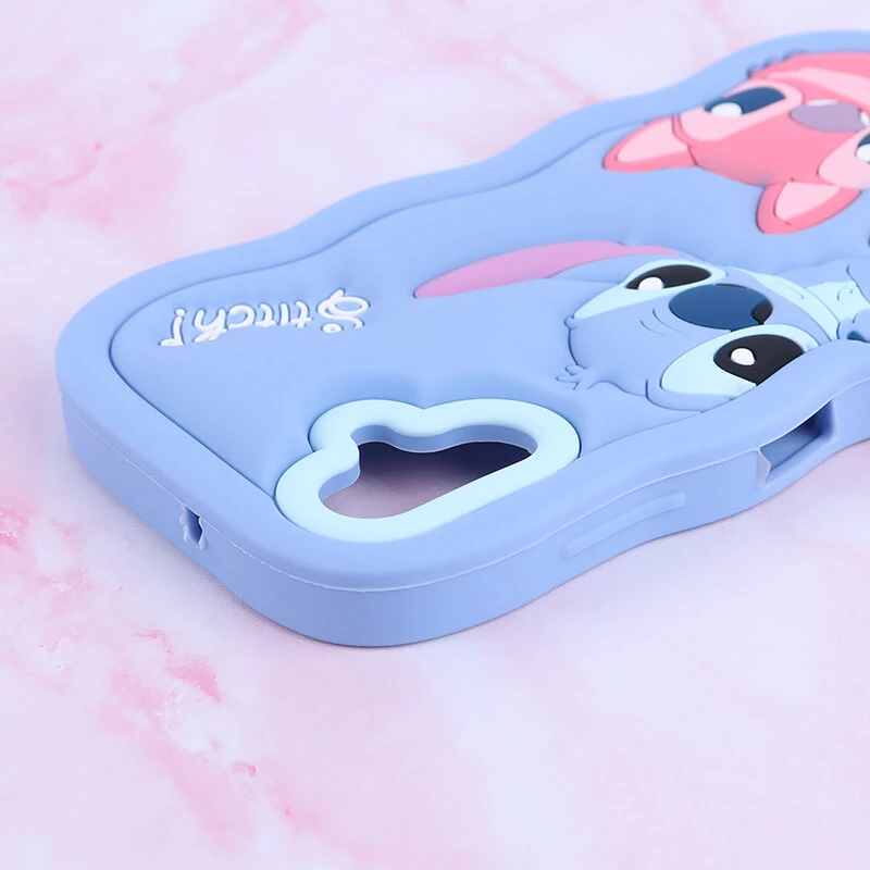 قاب سیلیکونی سامسونگ Galaxy A06 عروسکی برجسته طرح Stitch