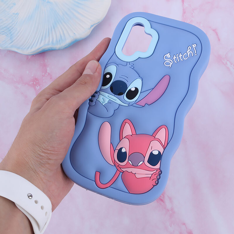 قاب سیلیکونی سامسونگ Galaxy A13 4G عروسکی برجسته طرح Stitch