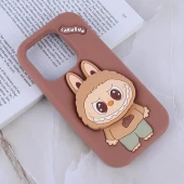 قاب سیلیکونی شیائومی Redmi Note 14 پاپ سوکت دار طرح Labubu کد 1