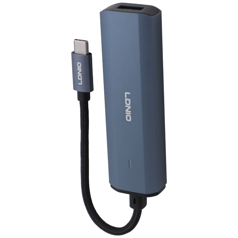 هاب 4 پورت Type-C الدینیو DS-114C