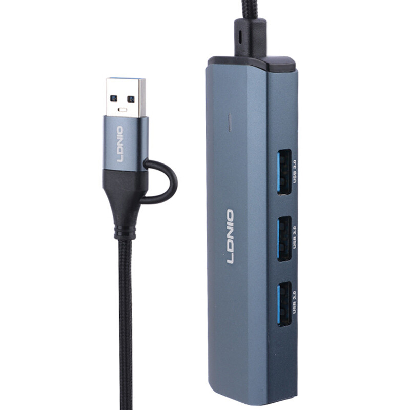هاب 4 پورت Type-C /USB الدینیو DS-114UC
