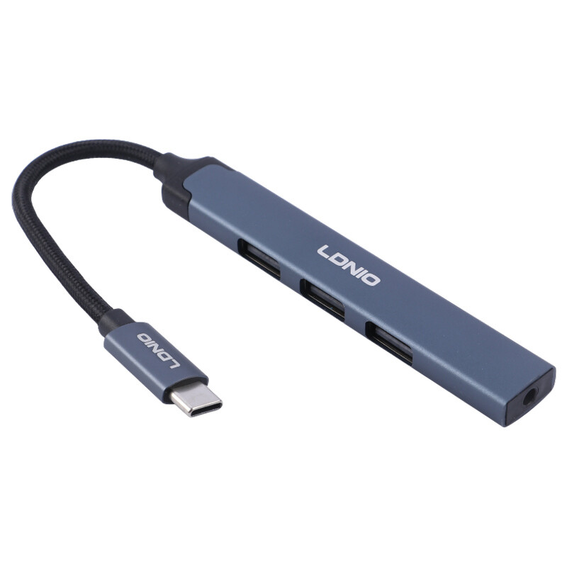 هاب 4 پورت Type-C الدینیو DS-104C