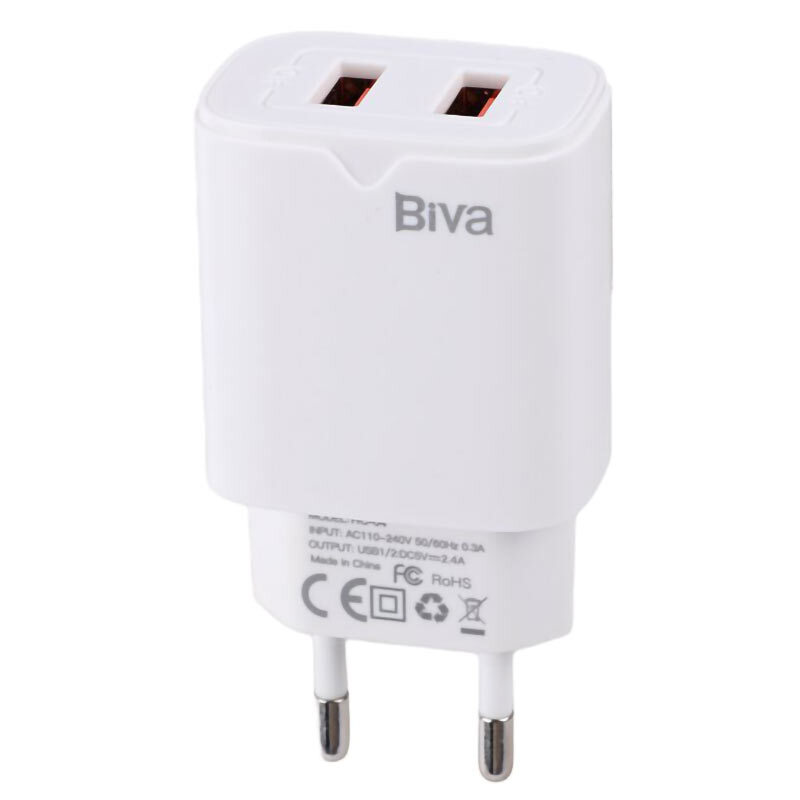 شارژر دیواری 12 وات بیوا HC-04 2.4A