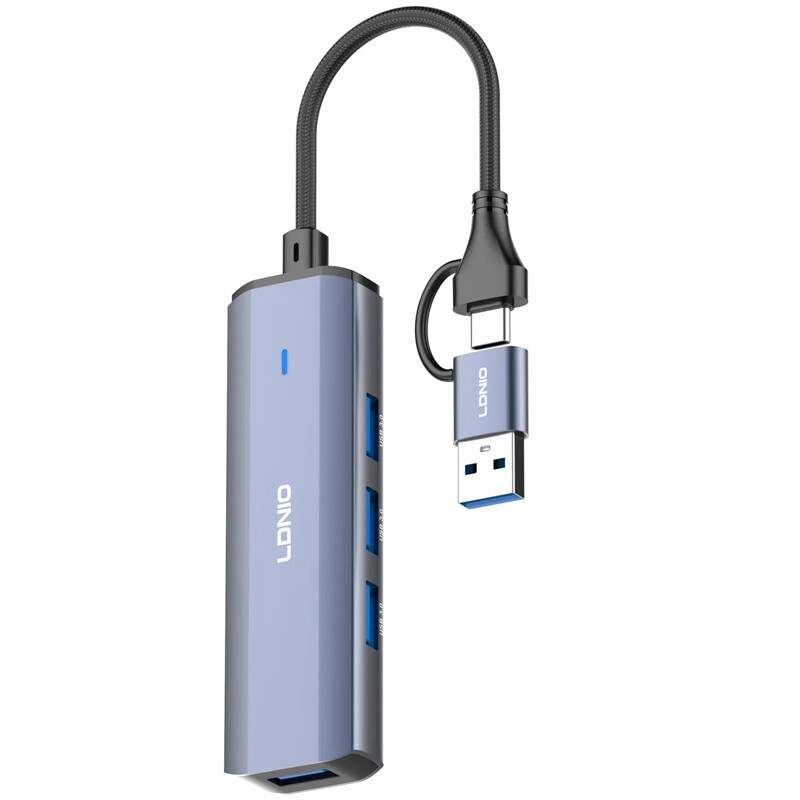 هاب 4 پورت Type-C /USB الدینیو DS-114UC