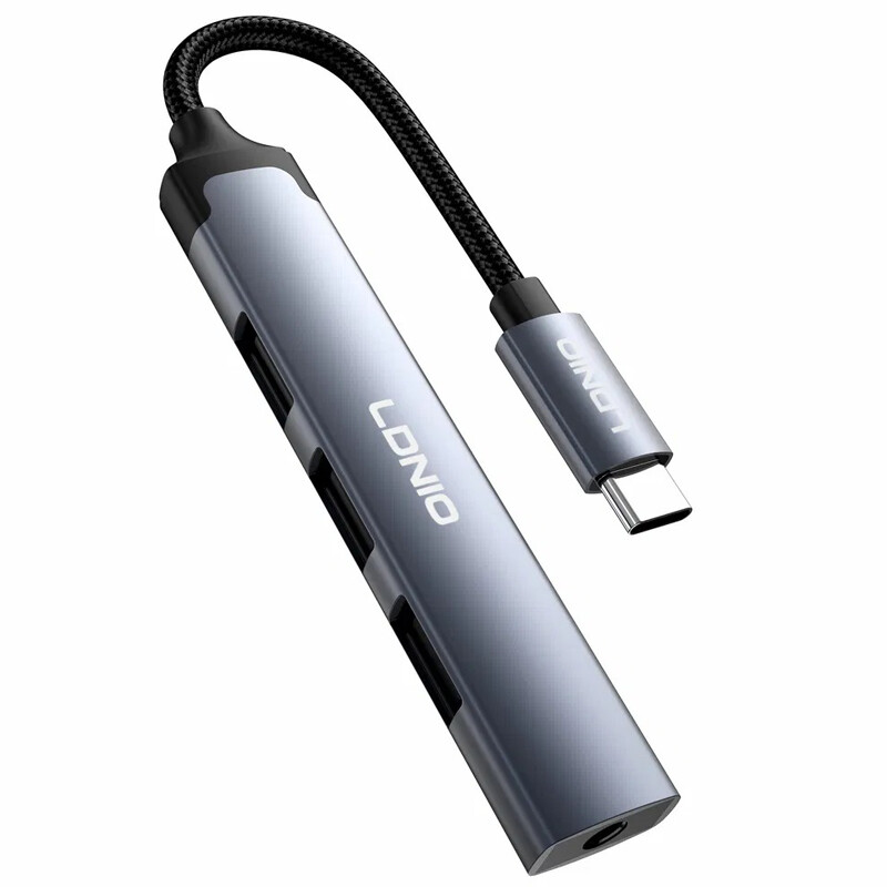 هاب 4 پورت Type-C الدینیو DS-104C