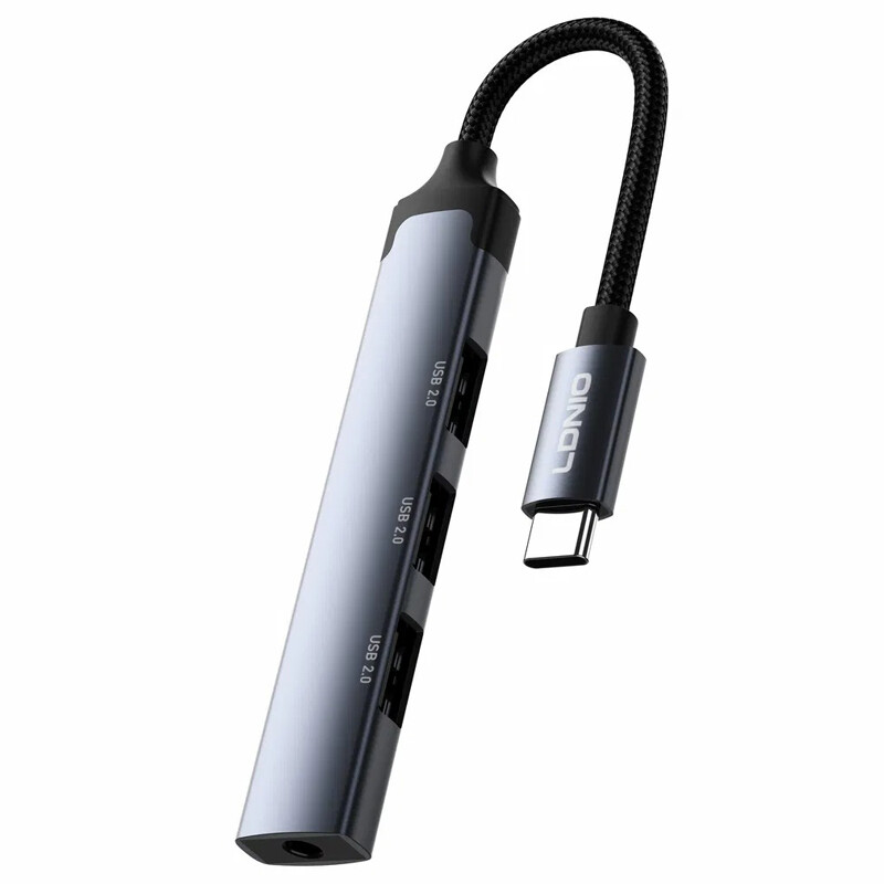 هاب 4 پورت Type-C الدینیو DS-104C