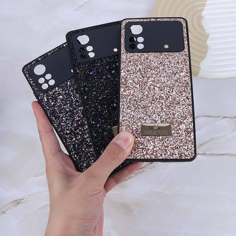 قاب شاینی Swarovski شیائومی Poco X4 Pro 5G محافظ لنزدار