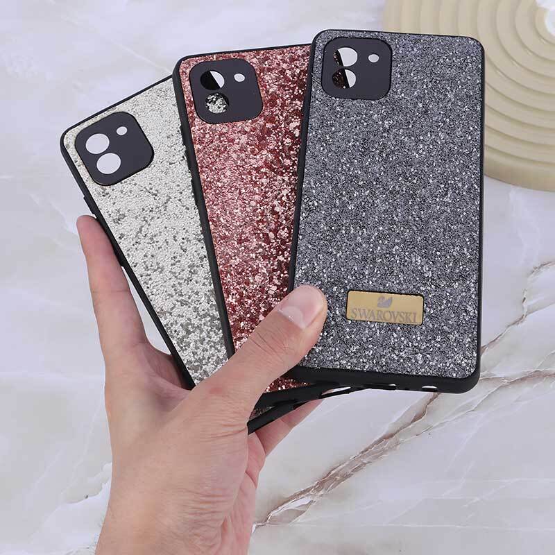 قاب شاینی Swarovski سامسونگ Galaxy A03 محافظ لنزدار