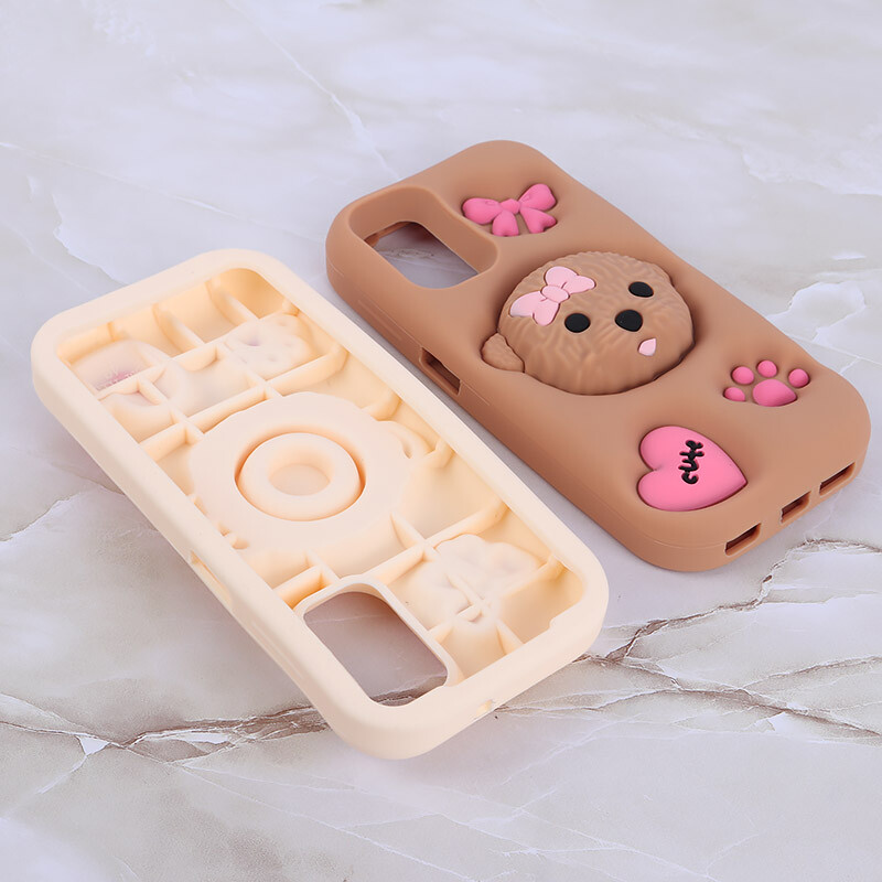 قاب سیلیکونی سامسونگ Galaxy A13 4G پاپ سوکت دار طرح پودل