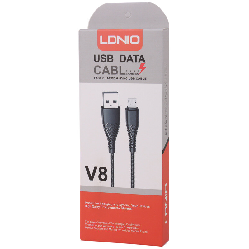 کابل میکرو یو اس بی الدینیو V8 Highcopy طول 1 متر