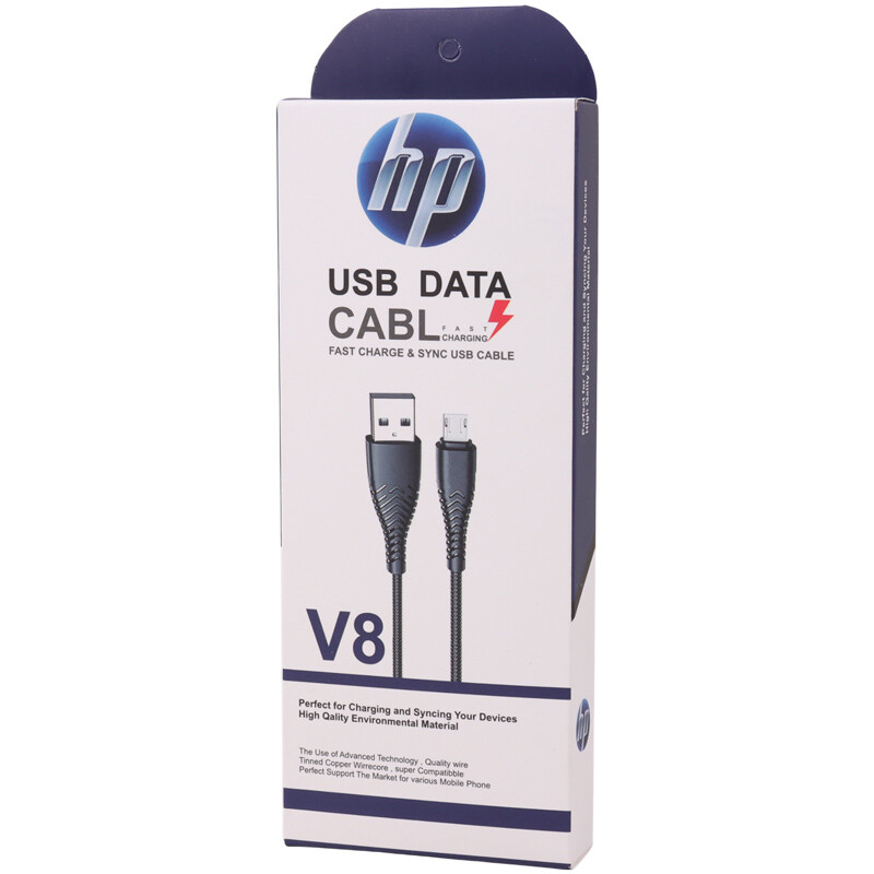 کابل میکرو یو اس بی اچ پی V8 Highcopy طول 1 متر