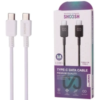 کابل دو سر تایپ سی فست شارژ 5 آمپر شوش SH202C طول 1.1 متر
