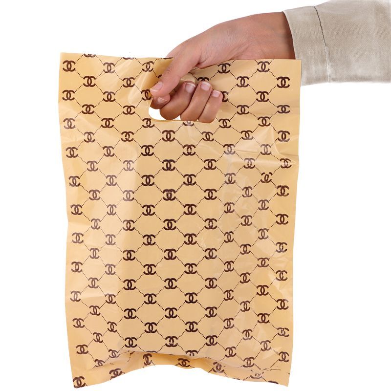 نایلون دسته دار طرح GUCCI سایز 25*35 سانتی متر بسته 1 کیلویی