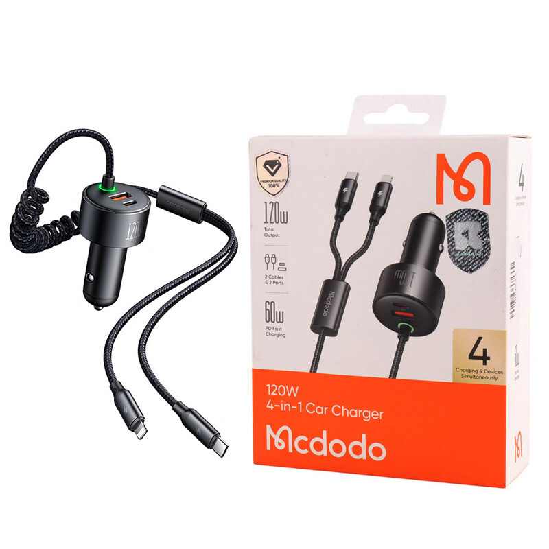 شارژر فندکی فست شارژ Mcdodo CC-037 3A PD 60W