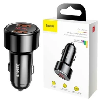 شارژر فندکی فست شارژ Baseus Magic Series CCMLC20A-0 QC3.0 PD 5A 45W