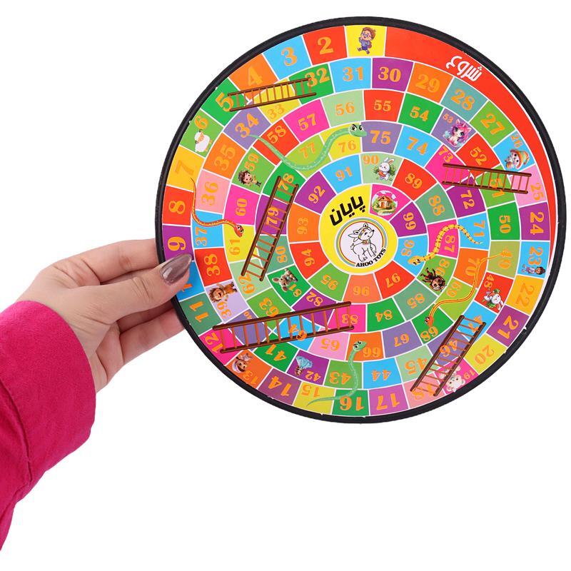 بازی فکری منچ و مارپله Ahoo Toys