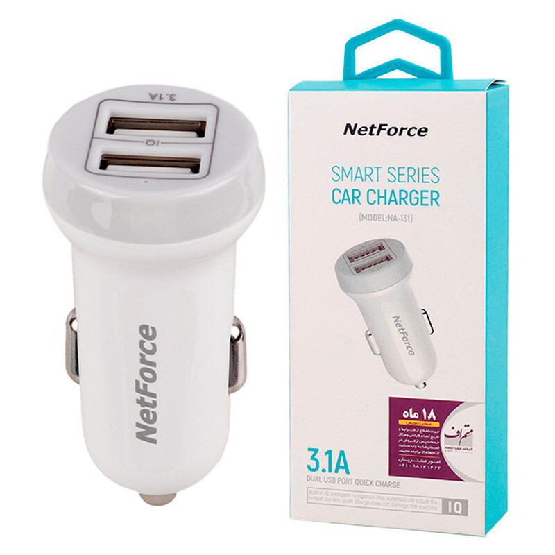 شارژر فندکی فست شارژ Netforce NA-131 3.1A 15.5W