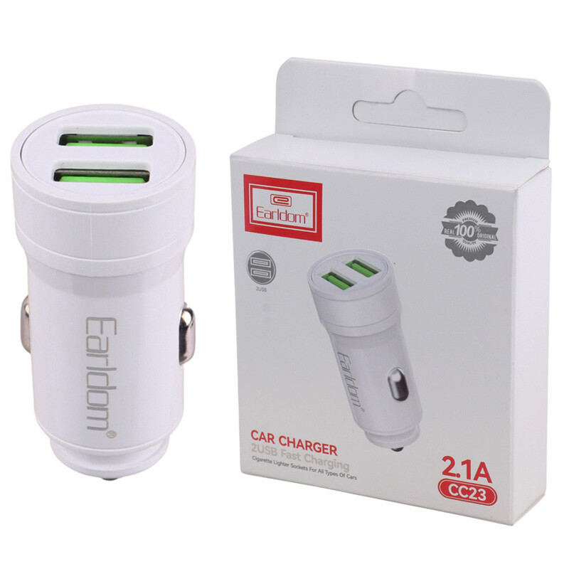 شارژر فندکی فست شارژ Earldom ES-CC23 2.1A 10.5W