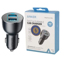 شارژر فندکی فست شارژ Anker PowerDrive 3 A2729 QC3.0 PD 3A 36W