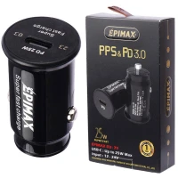 شارژر فندکی فست شارژ Epimax EU-79 3A QC3.0 PD 25W