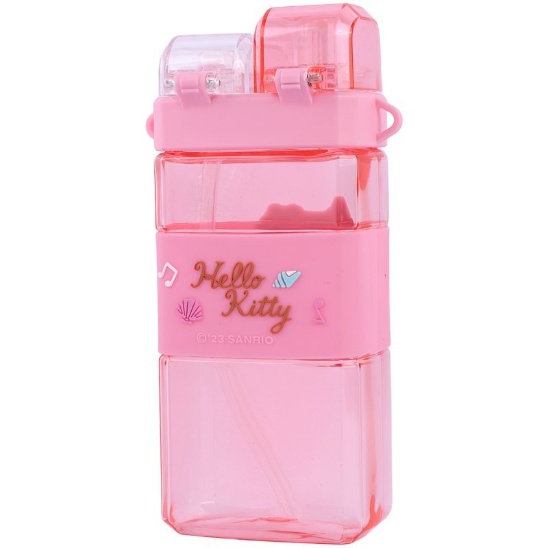 قمقمه 520 سی سی دو مخزنه دور سیلیکون طرح فانتزی