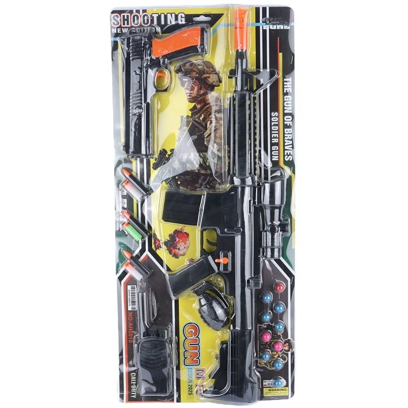 ست اسباب بازی تفنگ M16 آهو AHOO10