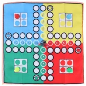 بازی فکری منچ و مارپله پارچه ای 33*33 سانتی متر آهو