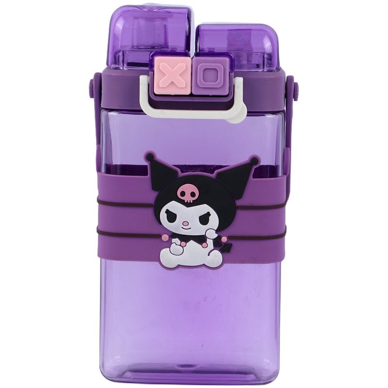 قمقمه 550 سی سی دو مخزنه دور سیلیکون طرح فانتزی کد 2