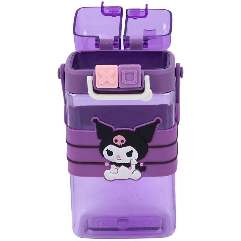 قمقمه 550 سی سی دو مخزنه دور سیلیکون طرح فانتزی کد 2