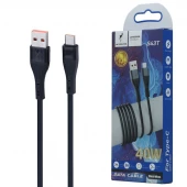 کابل تایپ سی فست شارژ 40 وات اسکای دلفین S43T طول 1 متر