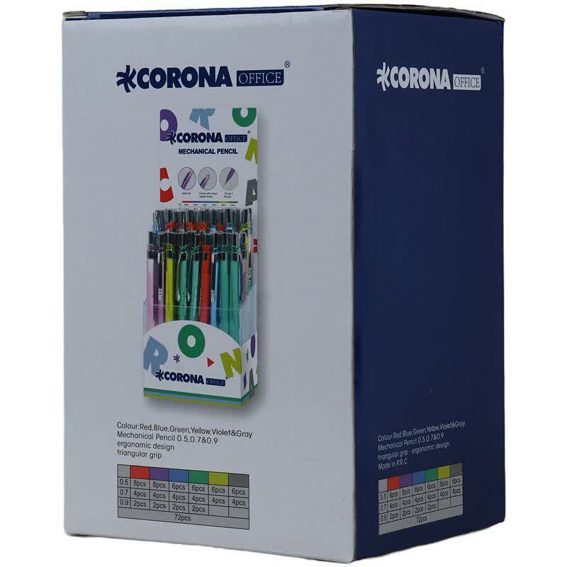 مداد نوکی 0.5 میلی متر کرونا CO7010C بسته 72 عددی