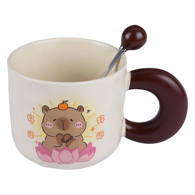 ماگ سرامیکی موش کور درب دار کد BHD-626