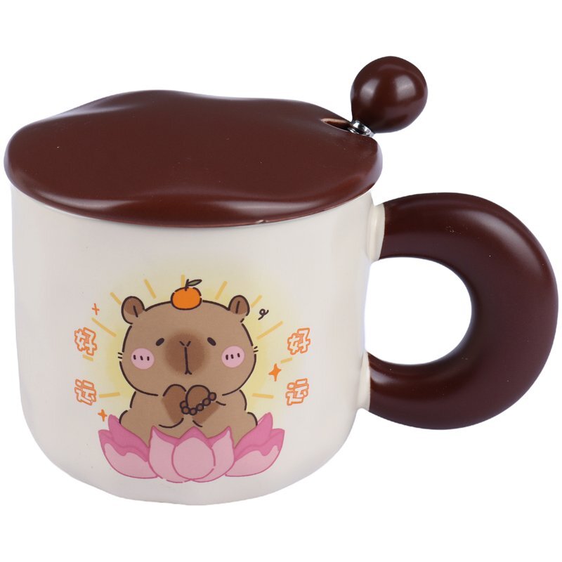 ماگ سرامیکی موش کور درب دار کد BHD-626