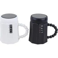 ماگ سرامیکی لایف درب دار کد BHD-629