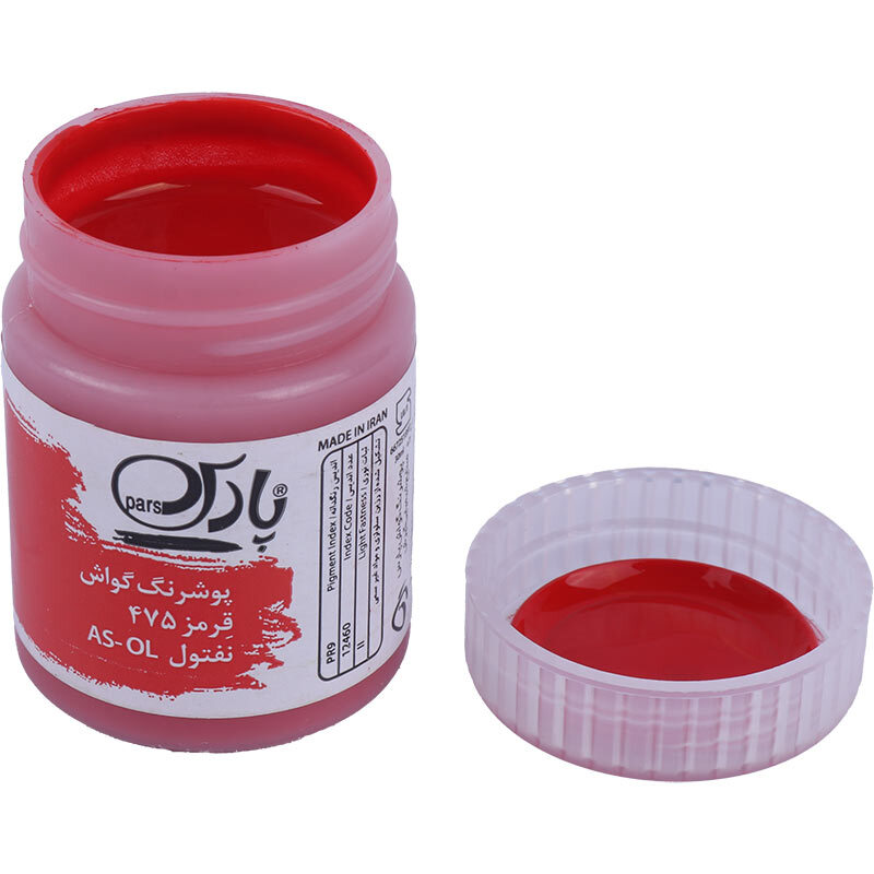 گواش تک رنگ پارس 30 میل بسته 6 عددی