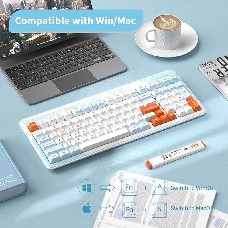 کیبورد بی سیم گیمینگ KW99