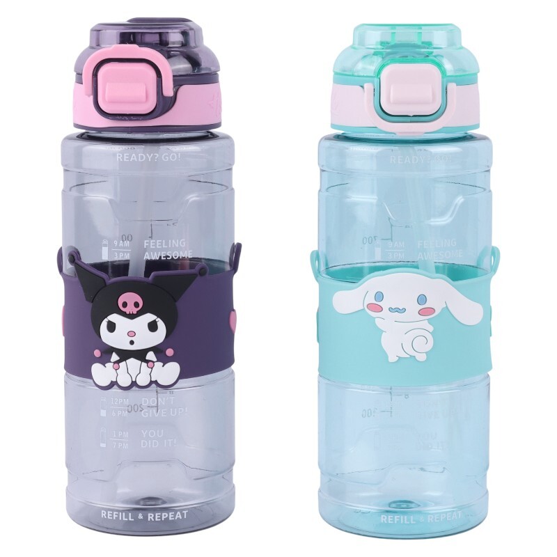 قمقمه 800 سی سی دور سیلیکون طرح فانتزی