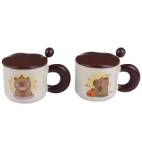 ماگ سرامیکی موش کور درب دار کد BHD-626